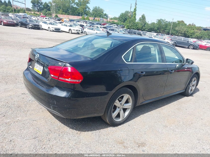 Vin: 1vwbp7a3xcc027289, lot: 46591650, volkswagen passat 2.5l se 20124