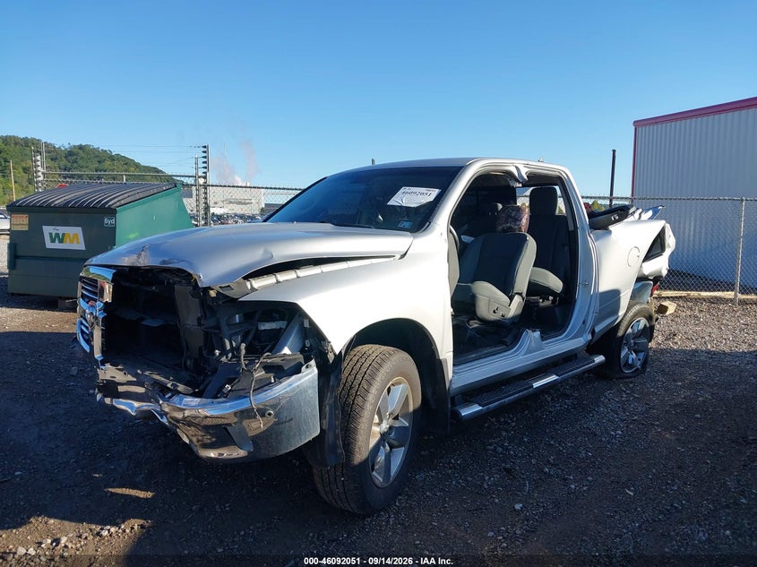 Vin: 1c6rr7gg1js137342, lot: 46591658, ram 1500 big horn  4x4 6'4 box 20182
