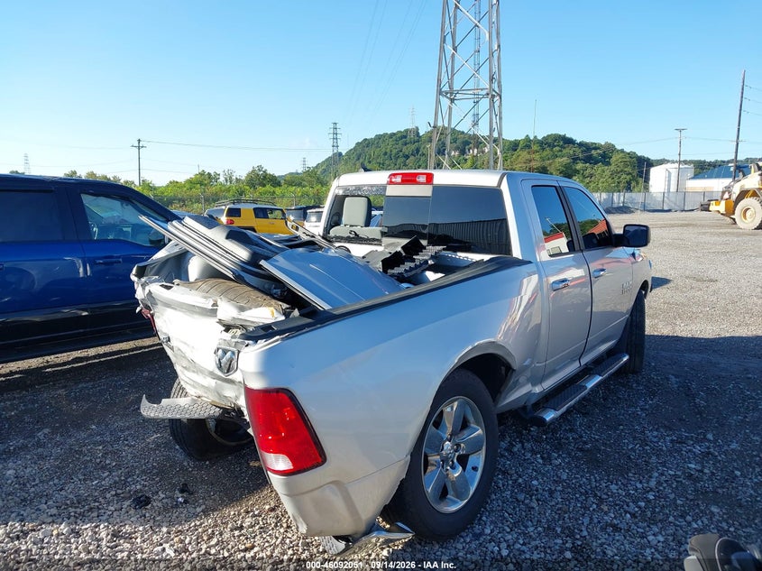 Vin: 1c6rr7gg1js137342, lot: 46591658, ram 1500 big horn  4x4 6'4 box 20184
