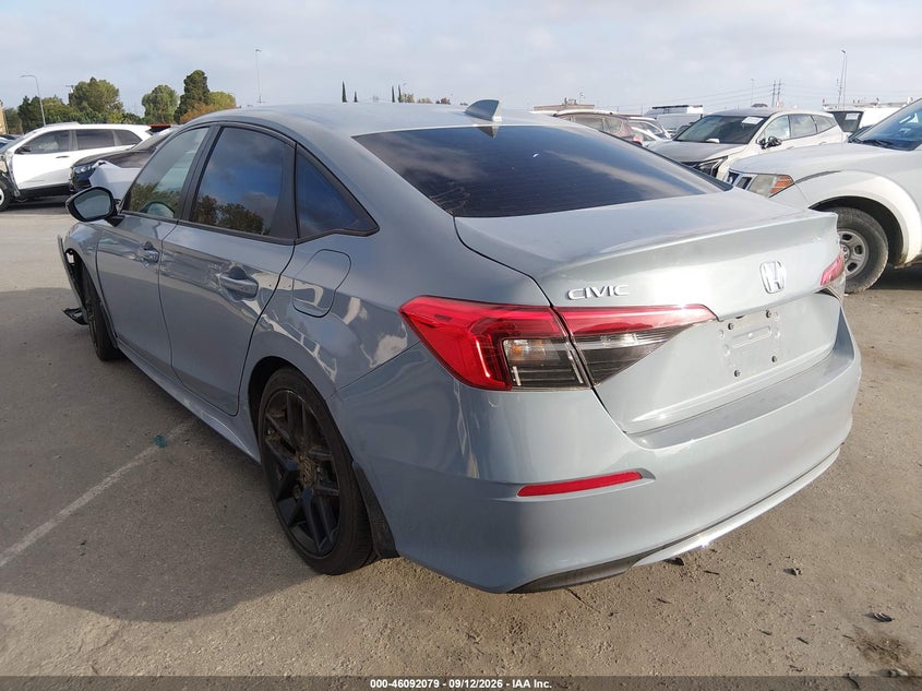 Vin: 2hgfe2f50rh573310, lot: 46591686, honda civic sport 20243