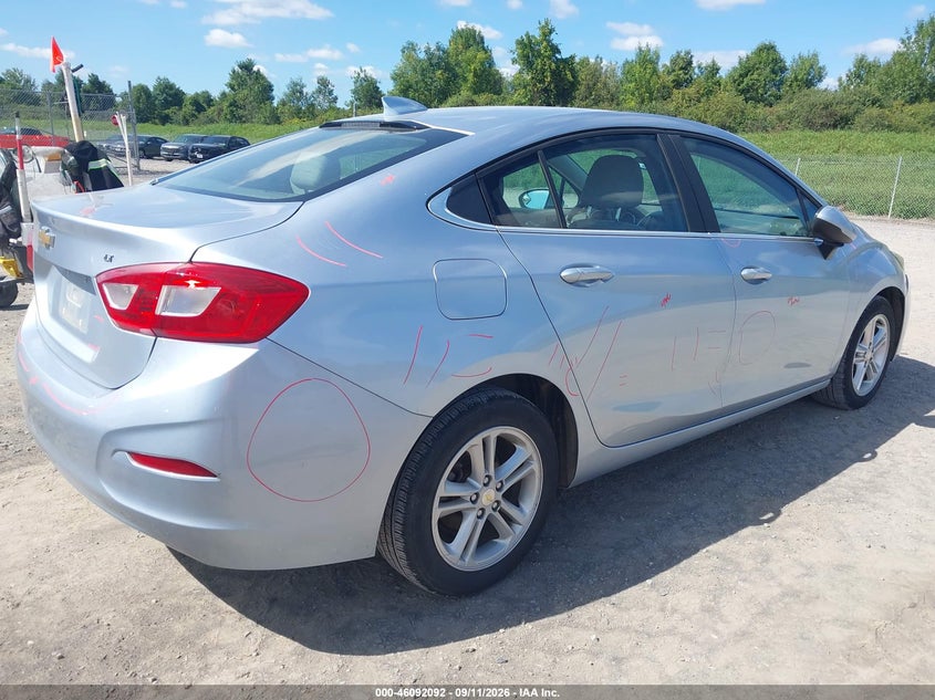 Vin: 1g1be5sm2h7126508, lot: 46591699, chevrolet cruze lt auto 20174