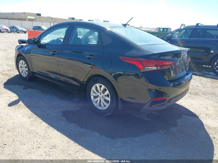 Vin: 3kpc24a63le121960, lot: 46591707, hyundai accent se 20203