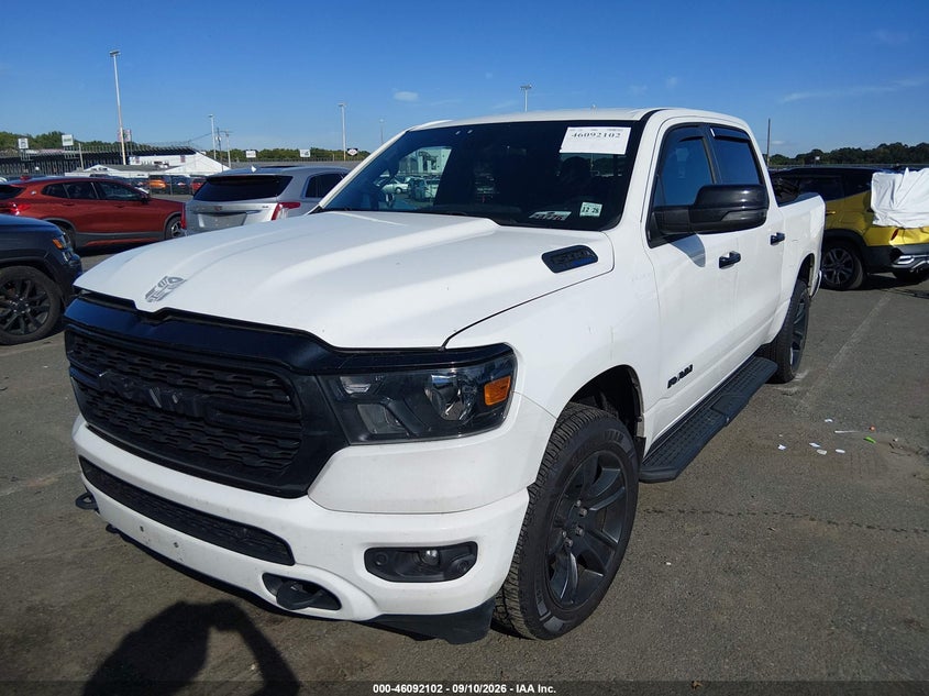 Vin: 1c6srfftxrn153477, lot: 46591709, ram 1500 big horn  4x4 5'7 box 20242