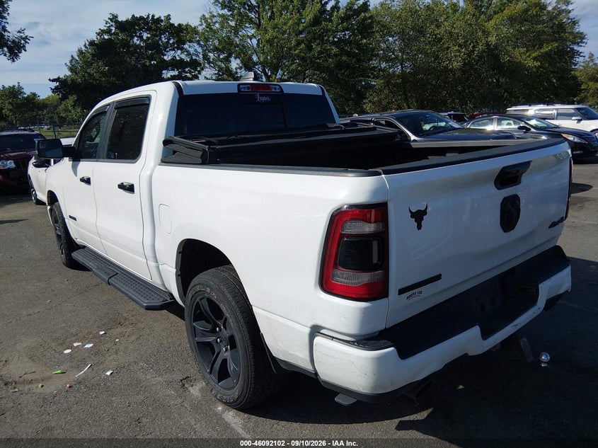Vin: 1c6srfftxrn153477, lot: 46591709, ram 1500 big horn  4x4 5'7 box 20243