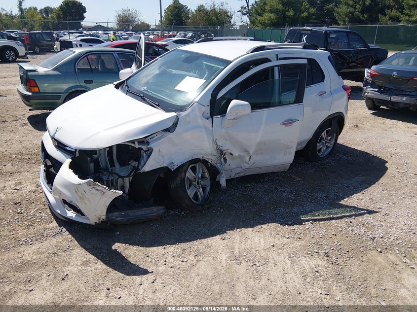 Vin: kl7cjlsb6lb016655, lot: 46591732, chevrolet trax fwd lt 20202