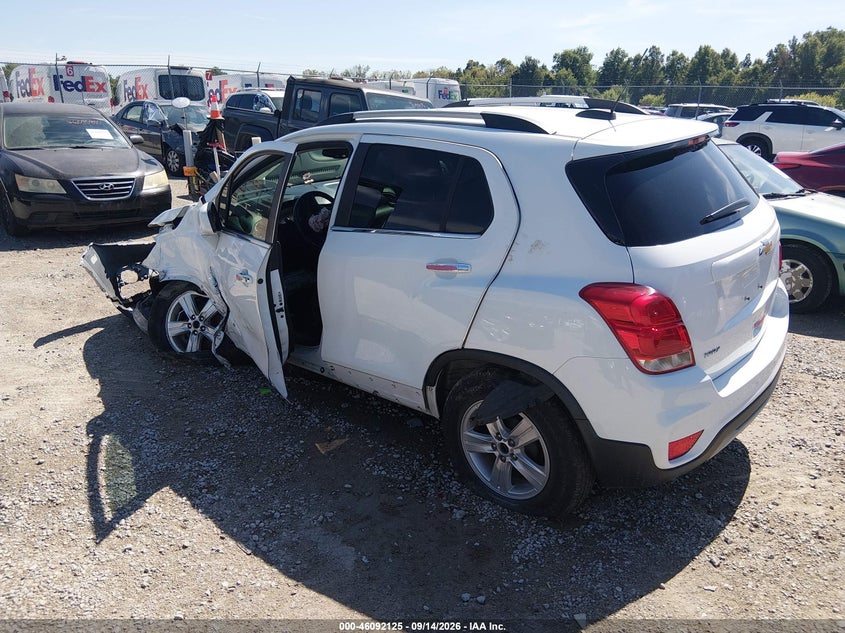 Vin: kl7cjlsb6lb016655, lot: 46591732, chevrolet trax fwd lt 20203