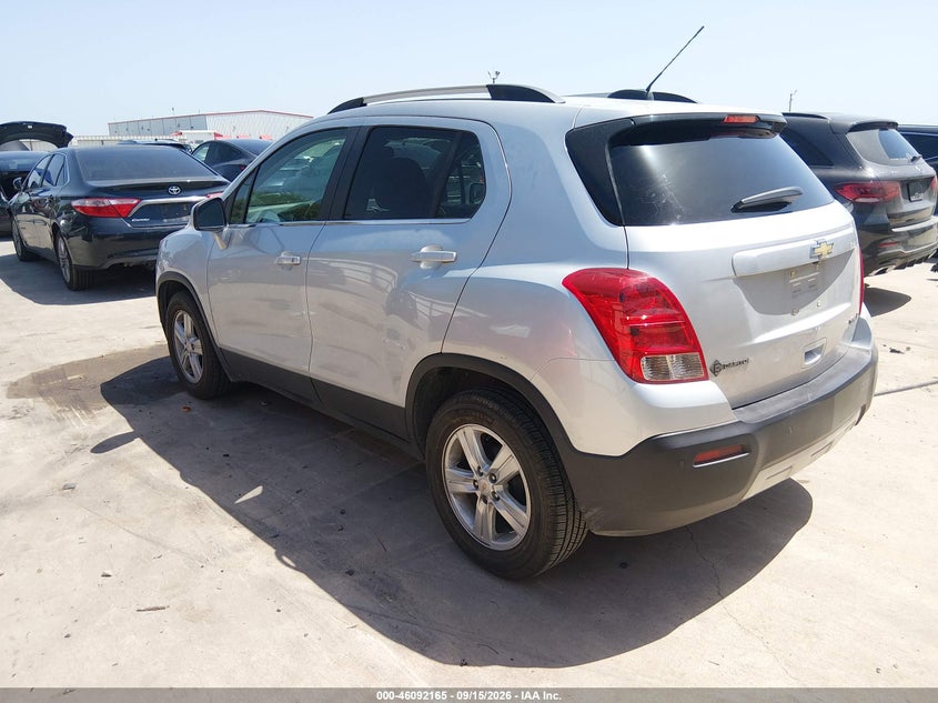 Vin: kl7cjlsbxfb260569, lot: 46591772, chevrolet trax lt 20153