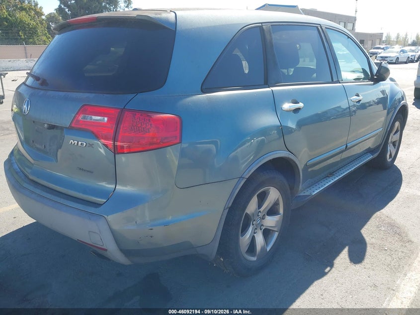 ACURA MDX 2007 VIN 2HNYD28857H548962