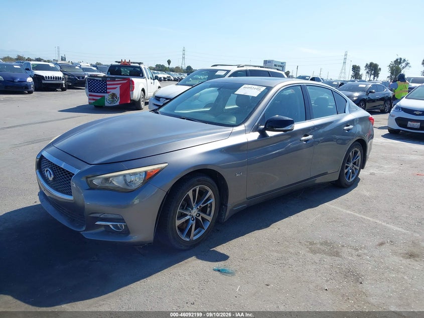 2016 Infiniti Q50, Обычный износ, IAAI, VIN JN1EV7AP4GM304580 — фото 2