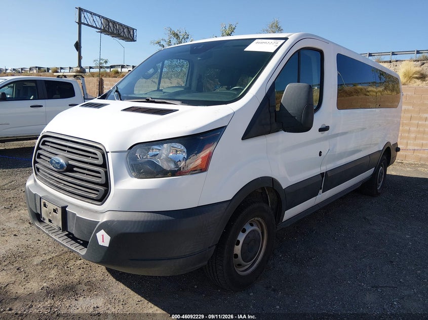 Vin: 1fbzx2zm8jkb36049, lot: 46591836, ford transit-350 xl 20182