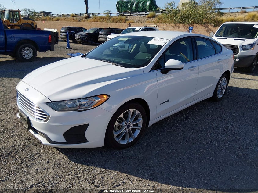 Vin: 3fa6p0lu5kr274128, lot: 46591837, ford fusion hybrid se 20192