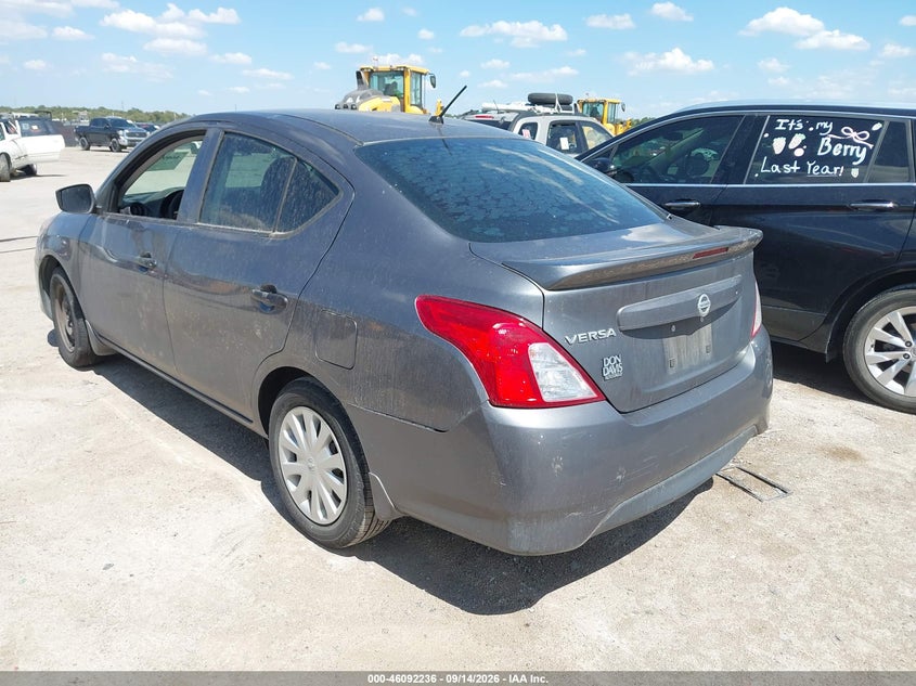 Vin: 3n1cn7ap1jl808559, lot: 46591843, nissan versa 1.6 s+ 20183