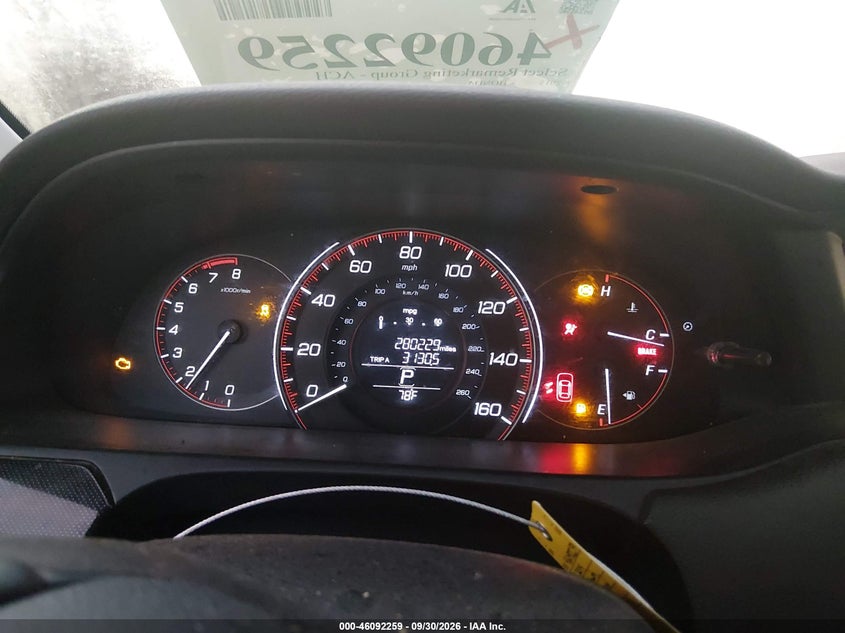 2015 HONDA ACCORD auction photo 7