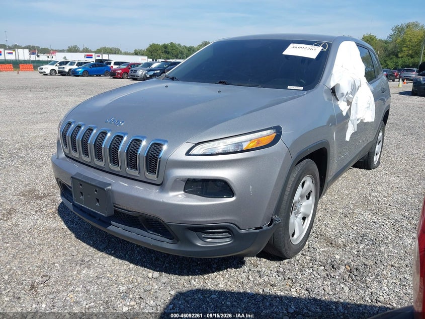 Vin: 1c4pjlab1gw125397, lot: 46591868, jeep cherokee sport 20162