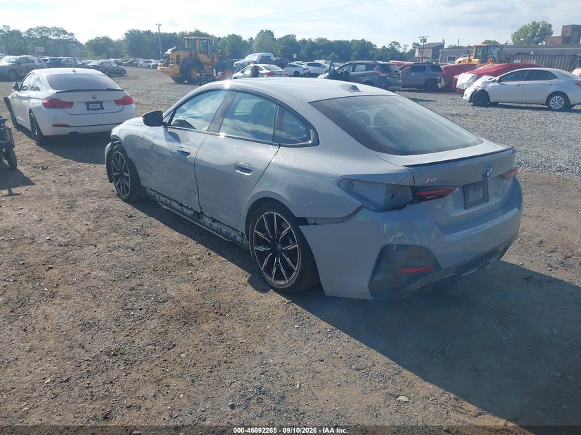 Vin: wby43aw0xrfs49999, lot: 46591872, bmw i4 gran coupe edrive35 20243