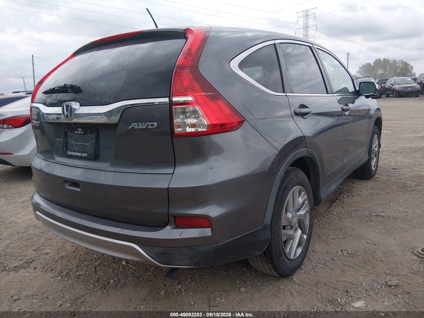 Vin: 2hkrm4h5xfh641011, lot: 46591889, honda cr-v ex 20154