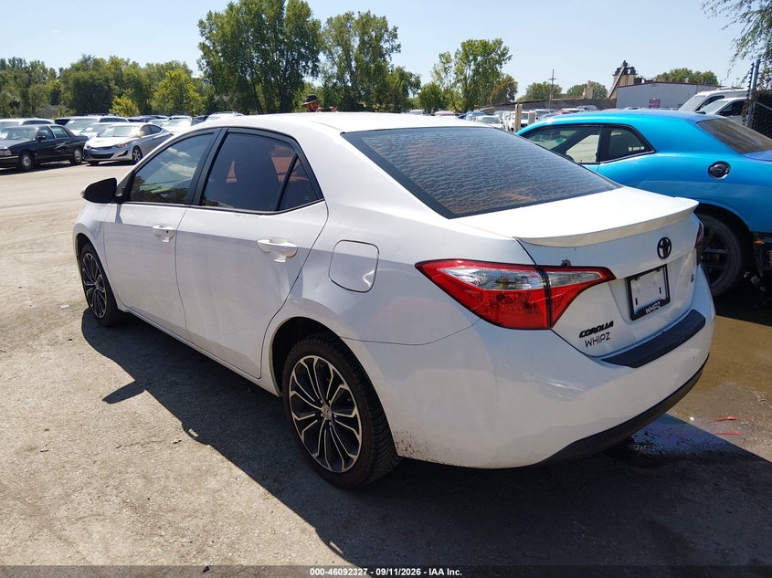 Vin: 5yfburhe2gp426645, lot: 46591934, toyota corolla s plus 20163