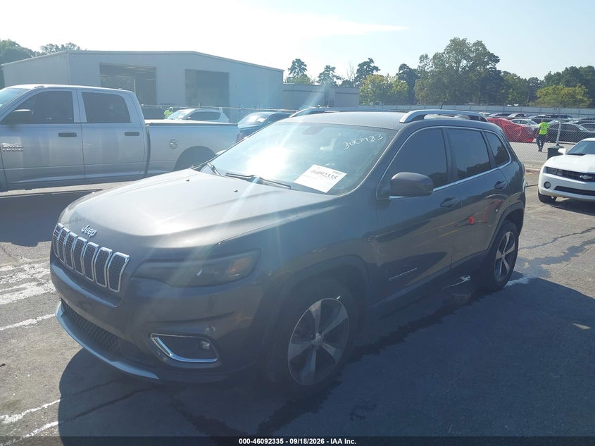 Vin: 1c4pjldb5kd300783, lot: 46591941, jeep cherokee limited fwd 20192