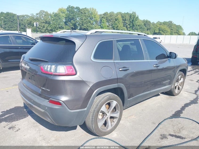 Vin: 1c4pjldb5kd300783, lot: 46591941, jeep cherokee limited fwd 20194