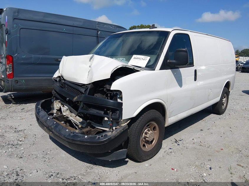 Vin: 1gcwgafg1k1269010, lot: 46591954, chevrolet express 2500 work van 20192