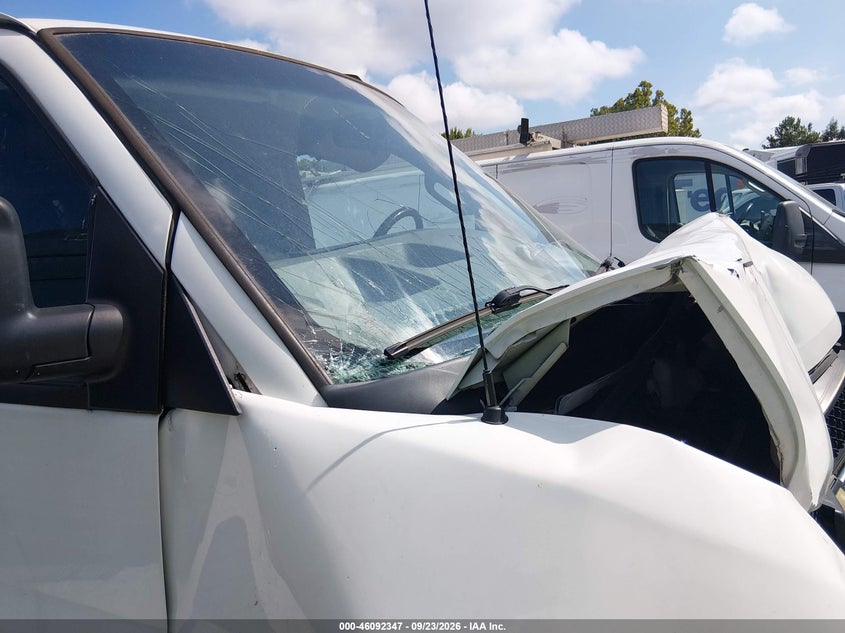 CHEVROLET EXPRESS 2500 2019 VIN 1GCWGAFG1K1269010