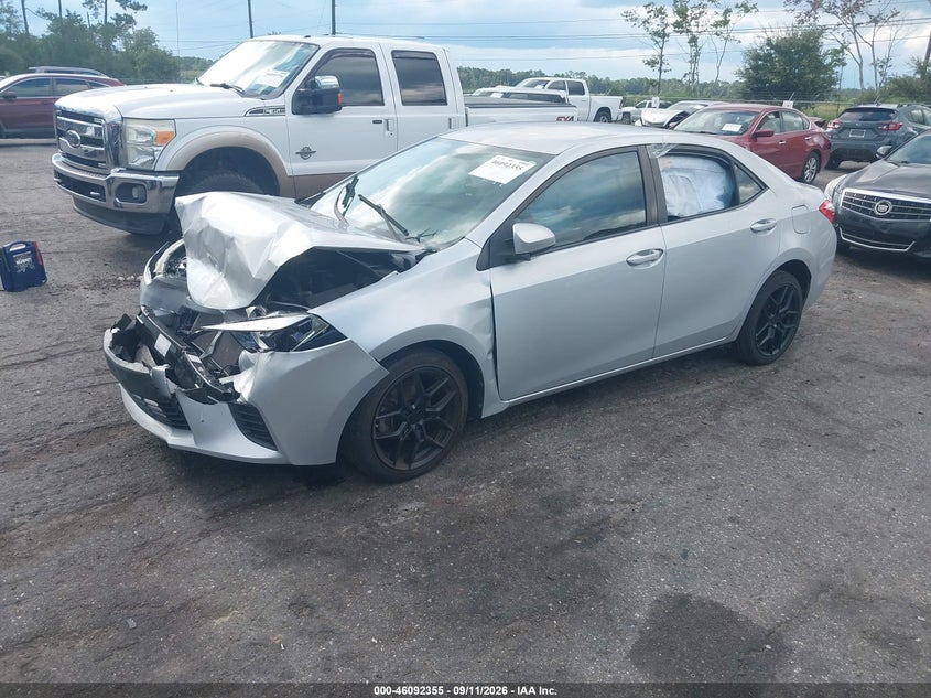 Vin: 2t1burhe5fc264296, lot: 46591962, toyota corolla l 20152