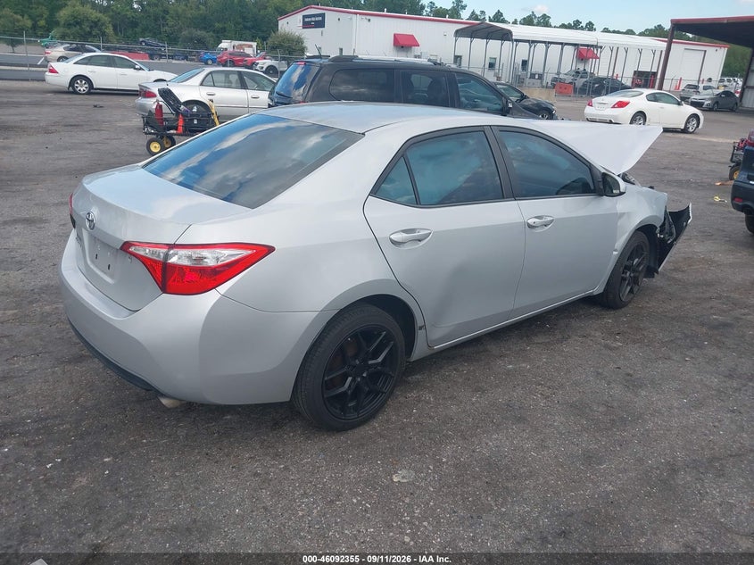Vin: 2t1burhe5fc264296, lot: 46591962, toyota corolla l 20154