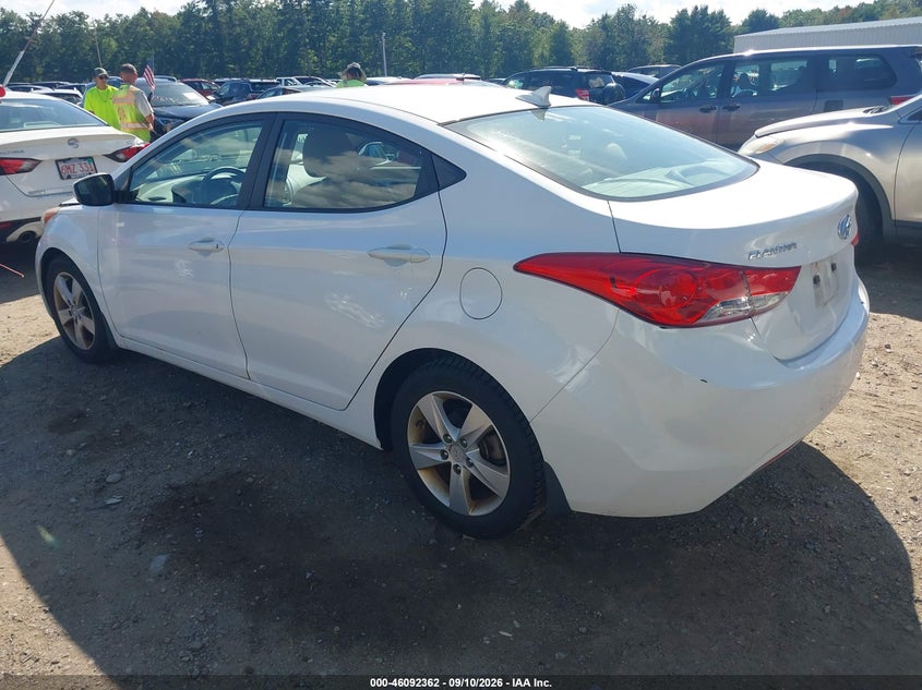 Vin: 5npdh4ae2dh284025, lot: 46591969, hyundai elantra gls 20133