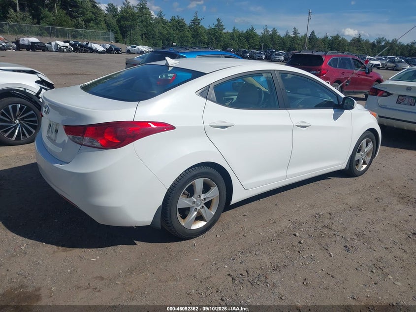Vin: 5npdh4ae2dh284025, lot: 46591969, hyundai elantra gls 20134