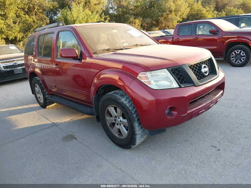 2010 NISSAN PATHFINDER auction photo 1