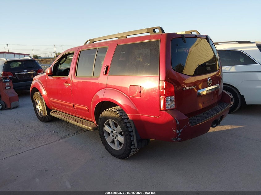 2010 NISSAN PATHFINDER auction photo 3
