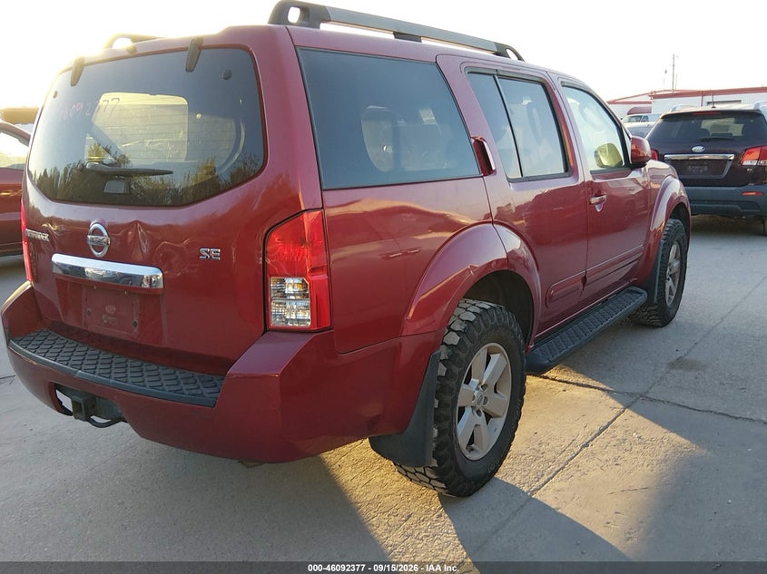 2010 NISSAN PATHFINDER auction photo 4