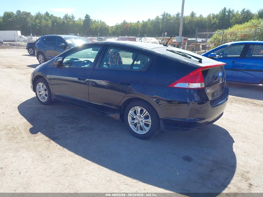 Vin: jhmze2h77as020742, lot: 46591996, honda insight ex 20103