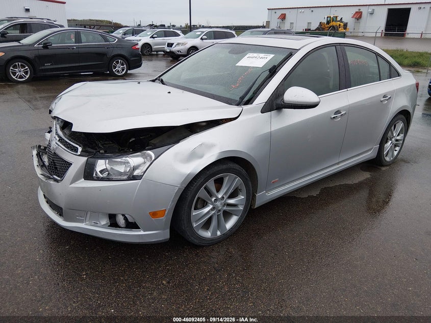 2013 Chevrolet Cruze, Front End, IAAI, VIN 1G1PG5SBXD7108850 — photo 2