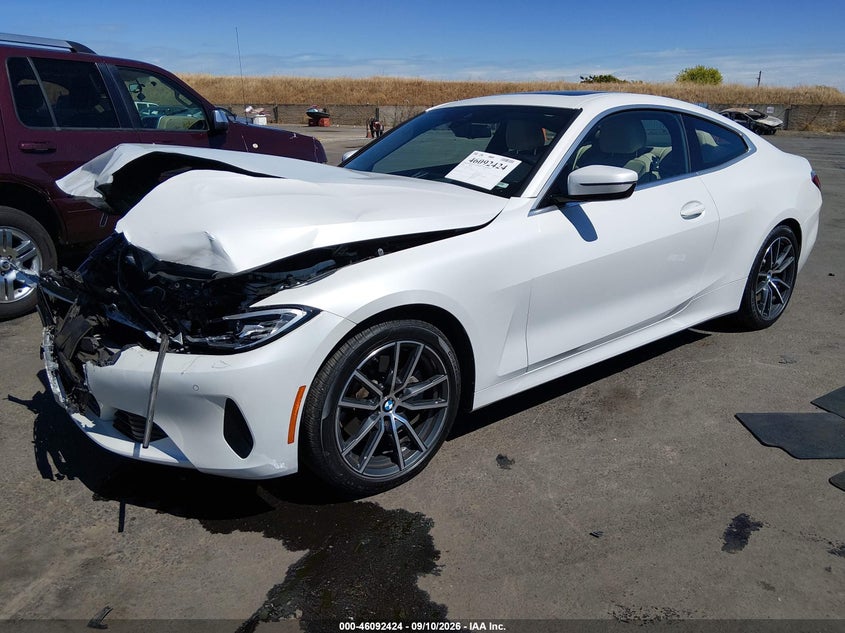 Vin: wba73ap03rcn56605, lot: 46592031, bmw 430i xdrive 20242
