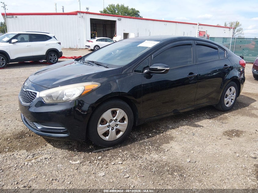 Vin: knafx4a64g5556015, lot: 46592041, kia forte lx 20162
