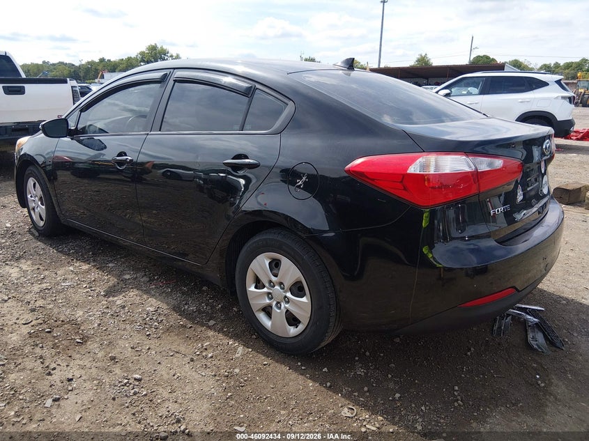 Vin: knafx4a64g5556015, lot: 46592041, kia forte lx 20163
