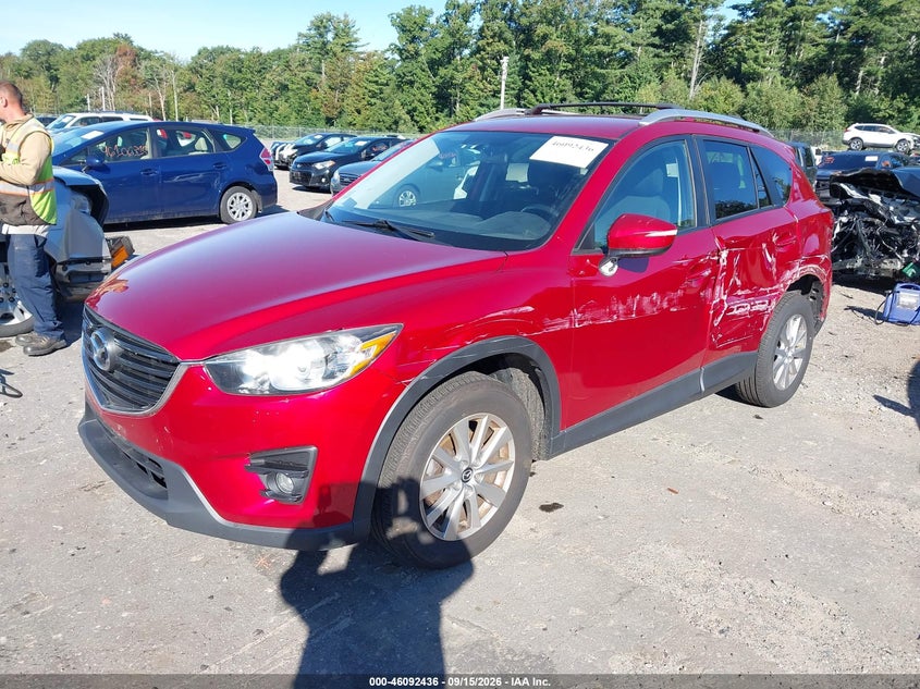 Vin: jm3ke4cy2g0779082, lot: 46592043, mazda cx-5 touring 20162