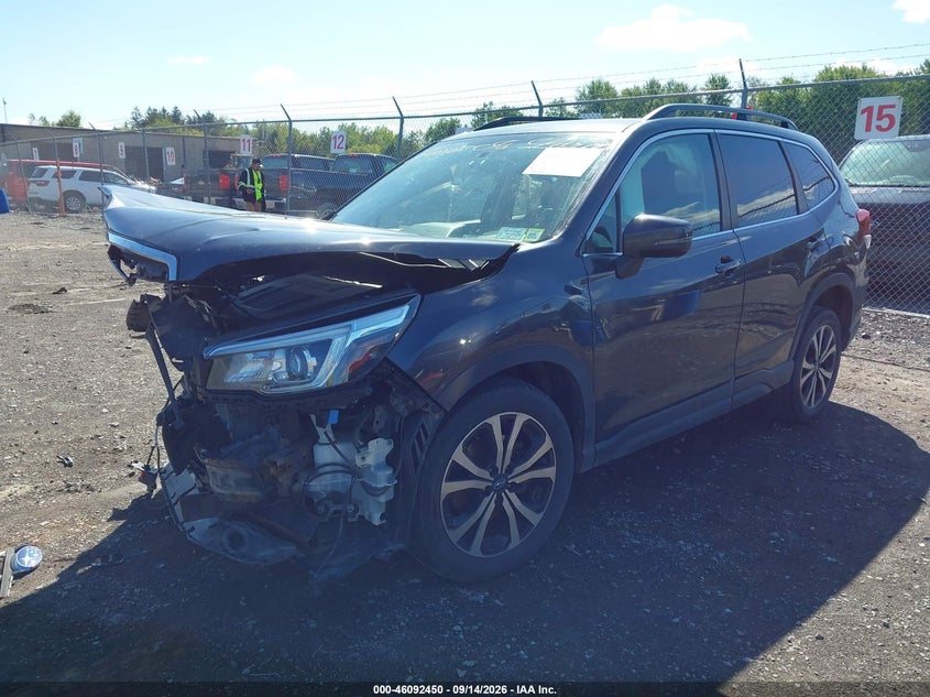 Vin: jf2skasc6kh418729, lot: 46592057, subaru forester limited 20192