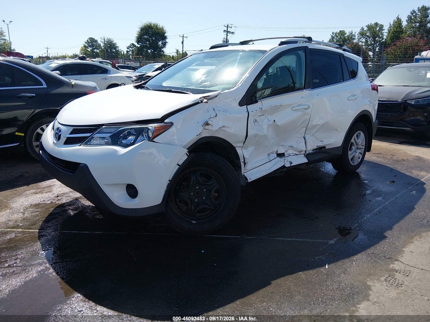 Vin: 2t3bfrev1fw353917, lot: 46592060, toyota rav4 le 20152