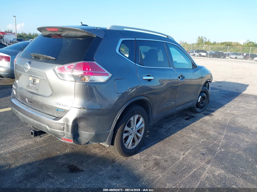 Vin: 5n1at2mv8ec841143, lot: 46592080, nissan rogue s/sl/sv 20144