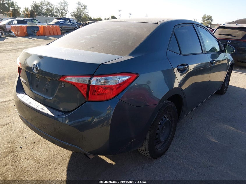 Vin: 5yfburhe4fp205756, lot: 46592089, toyota corolla l 20154