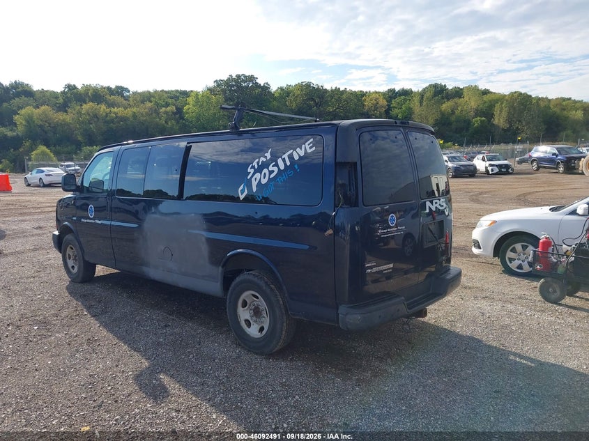 Vin: 1gazgzfg3b1158043, lot: 46592098, chevrolet express 3500 ls 20113