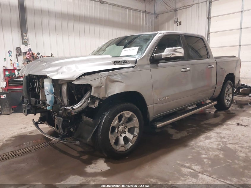 Vin: 1c6srfft5kn733502, lot: 46592109, ram 1500 big horn/lone star  4x4 5'7 box 20192