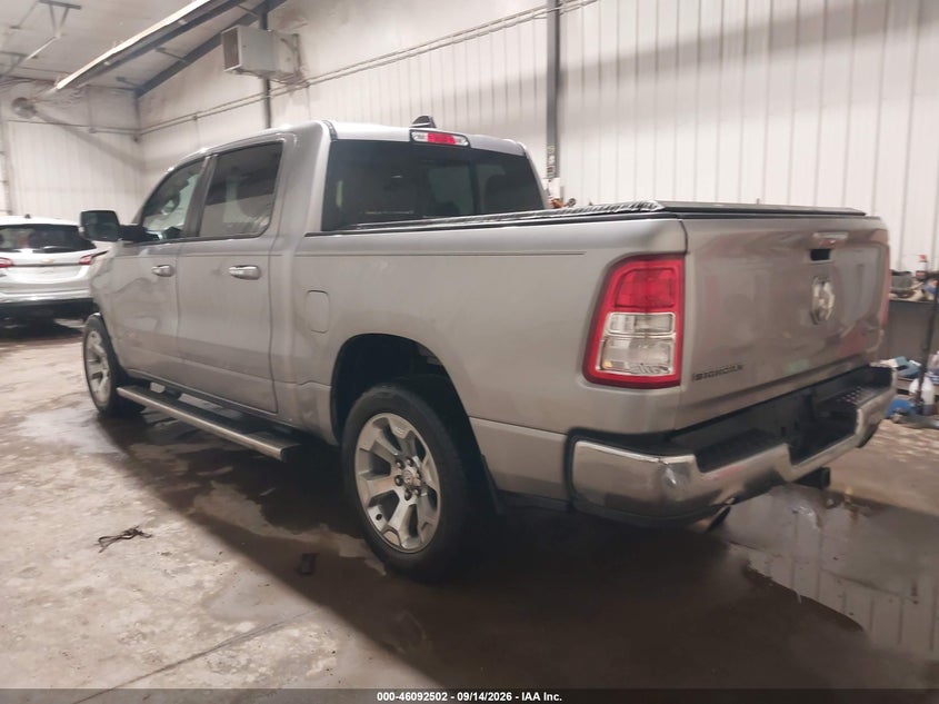 Vin: 1c6srfft5kn733502, lot: 46592109, ram 1500 big horn/lone star  4x4 5'7 box 20193
