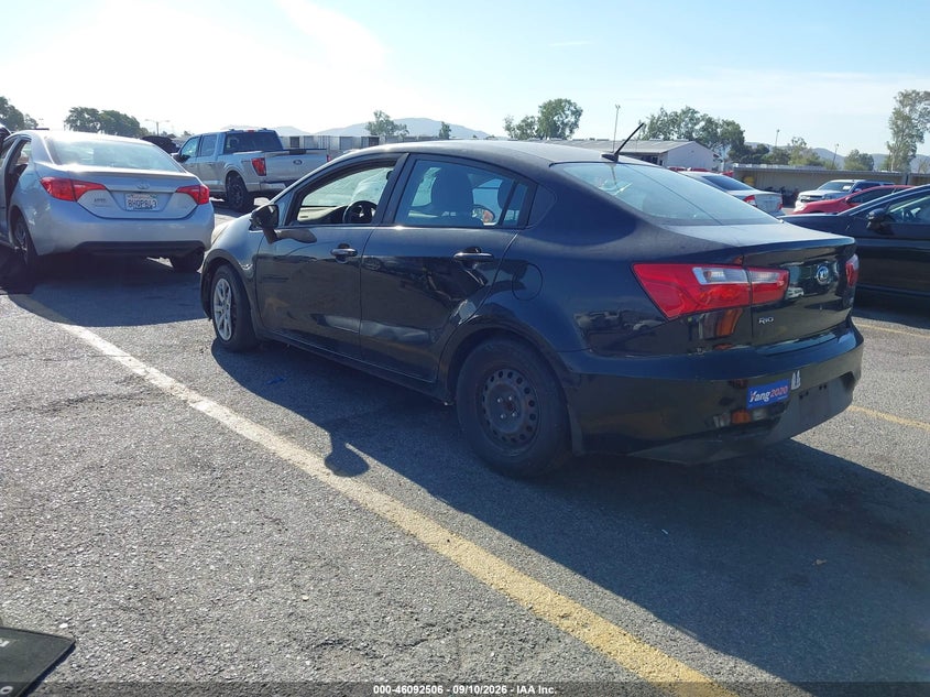 Vin: knadm4a32h6036798, lot: 46592113, kia rio lx 20173