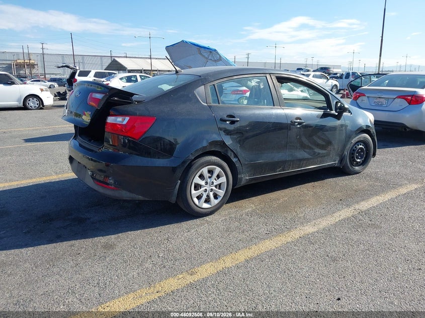 Vin: knadm4a32h6036798, lot: 46592113, kia rio lx 20174
