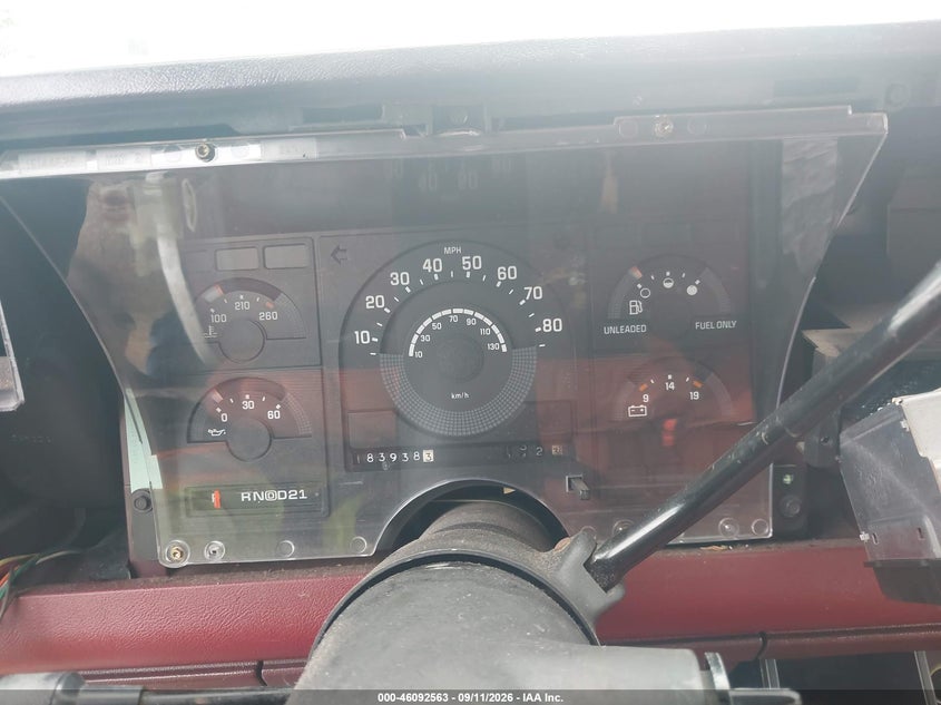 1991 GMC SIERRA COUPE 5.7L V8 FI F