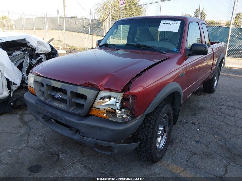 1998 Ford Ranger Splash/Xl/Xlt, Front End, IAAI, VIN 1FTZR15X0WPA34822 — photo 2