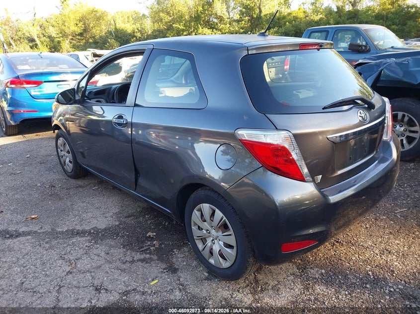Vin: jtdjtud34cd519945, lot: 46592180, toyota yaris le 20123